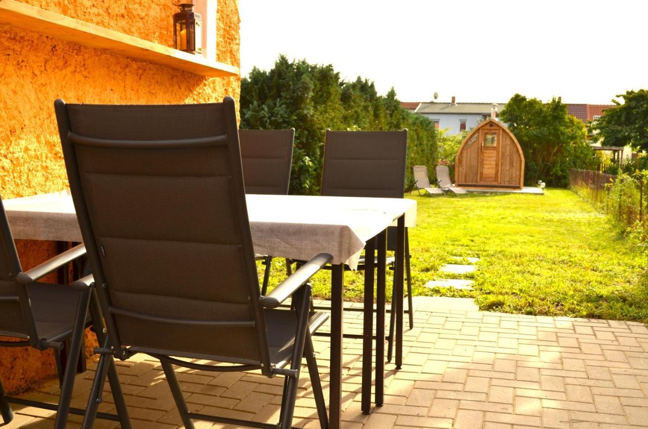 Lehmhaeuschen Mit Sauna Tangermünde Esterno foto