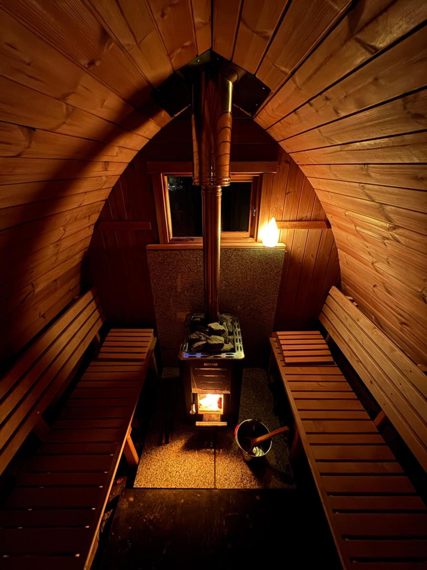 Lehmhaeuschen Mit Sauna Tangermünde Esterno foto